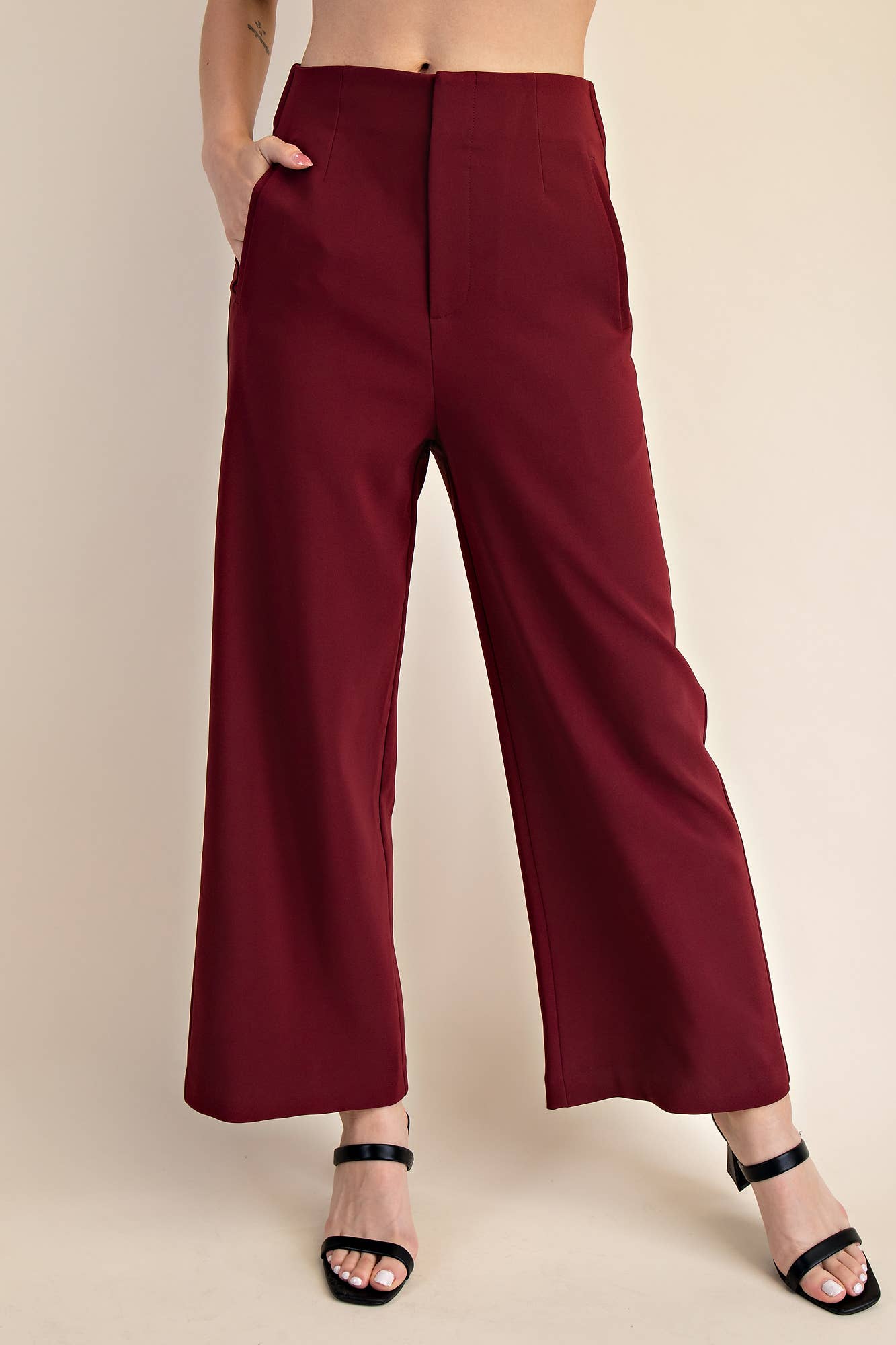High Waist Wide Pants