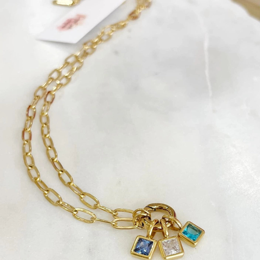 Crystal Birthstone Charm Deep South Originals, LLC