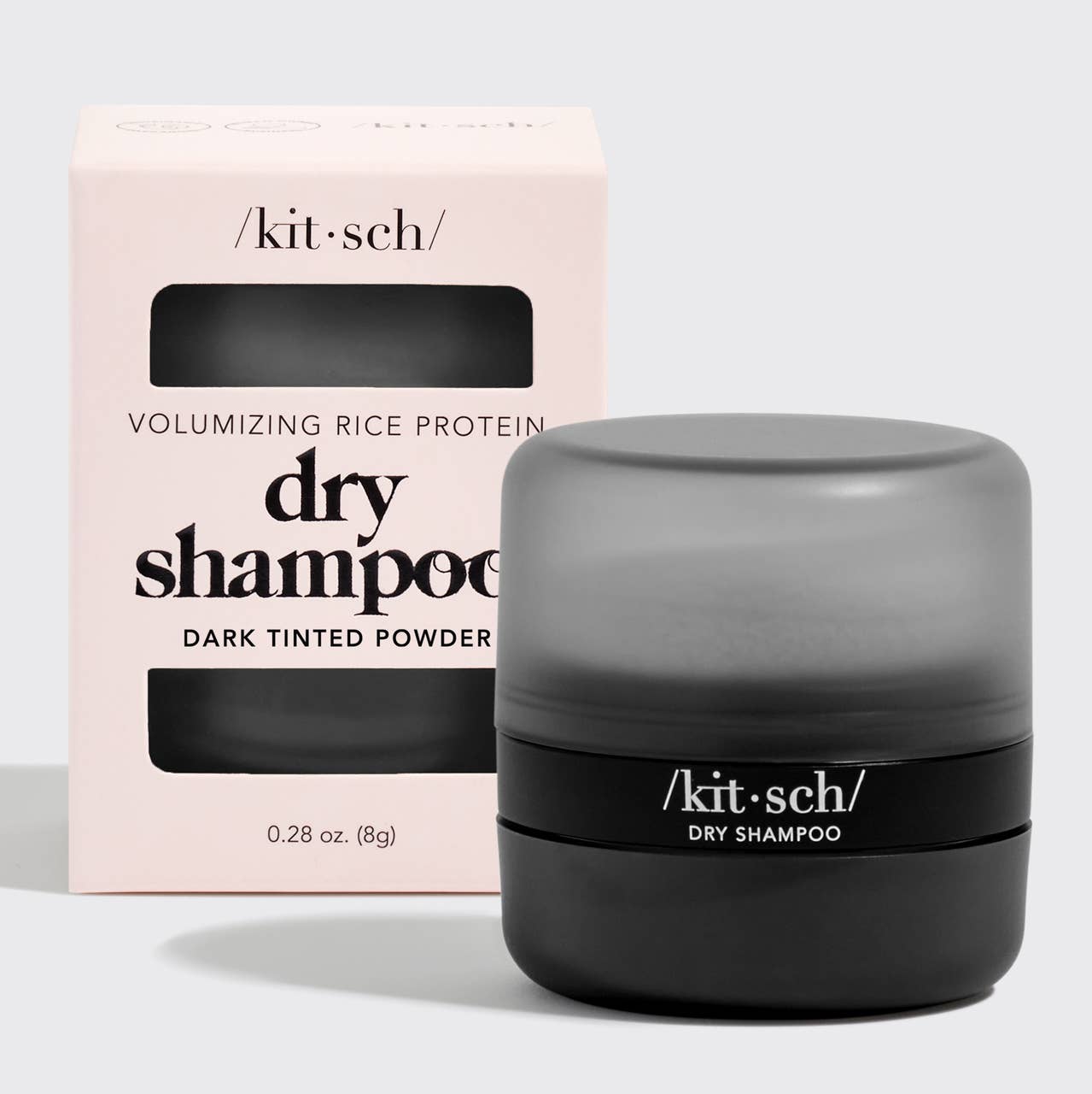 Volumizing Rice Protein Dry Shampoo - Dark Tinted Powder KITSCH
