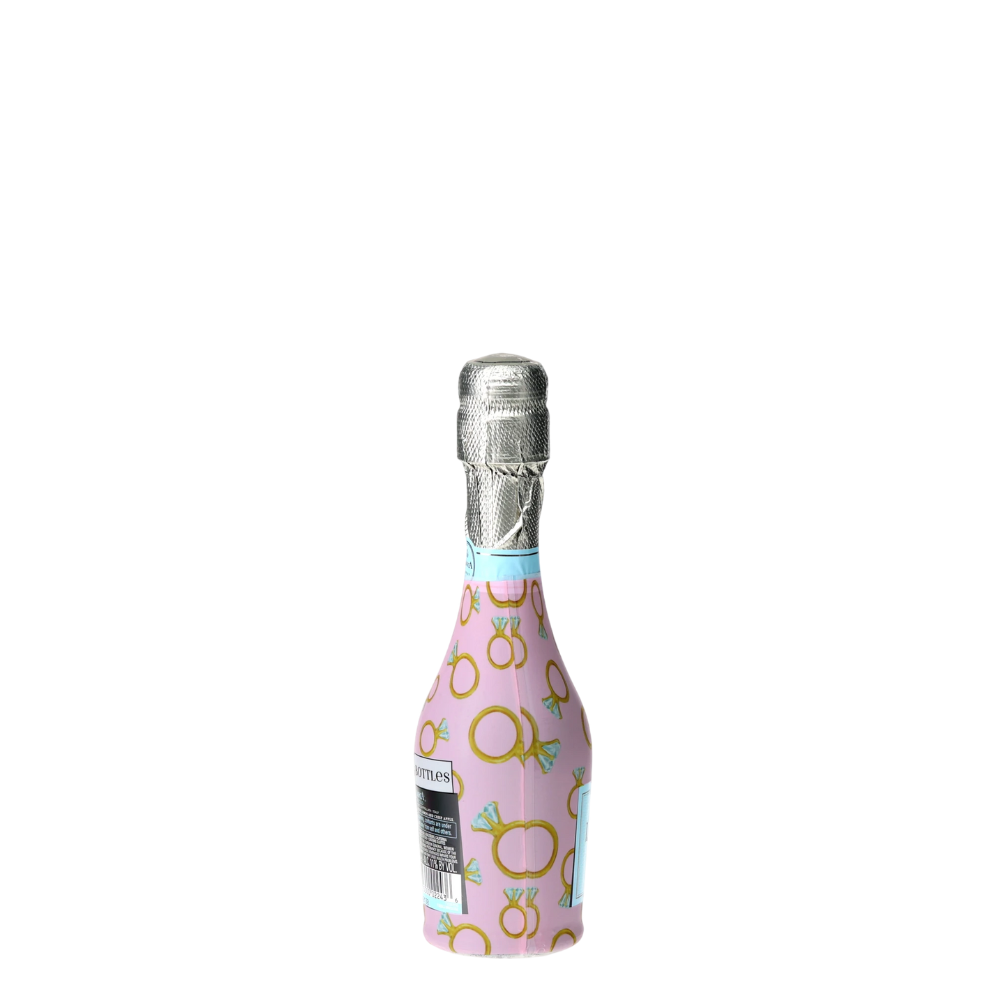 Beau Bottles Pink Engagement Ring - MINI Prosecco Collection - Set of 6 (Wraps Only)