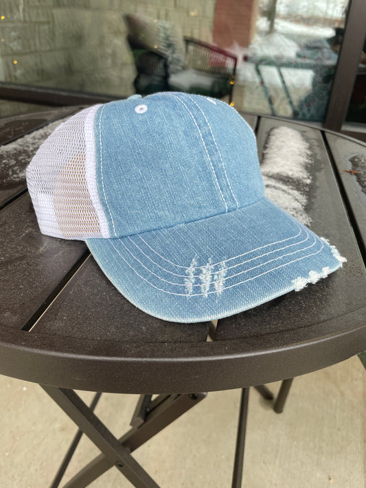 Mesh Back Trucker Hat Joia Accessories