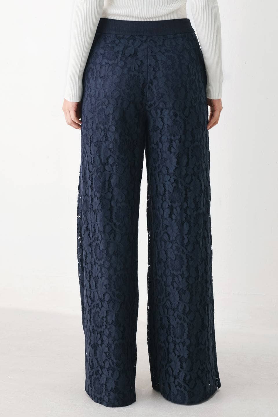 Woven lace pant