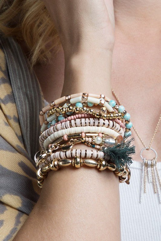 Mixed Bead Bracelet Set URBANISTA