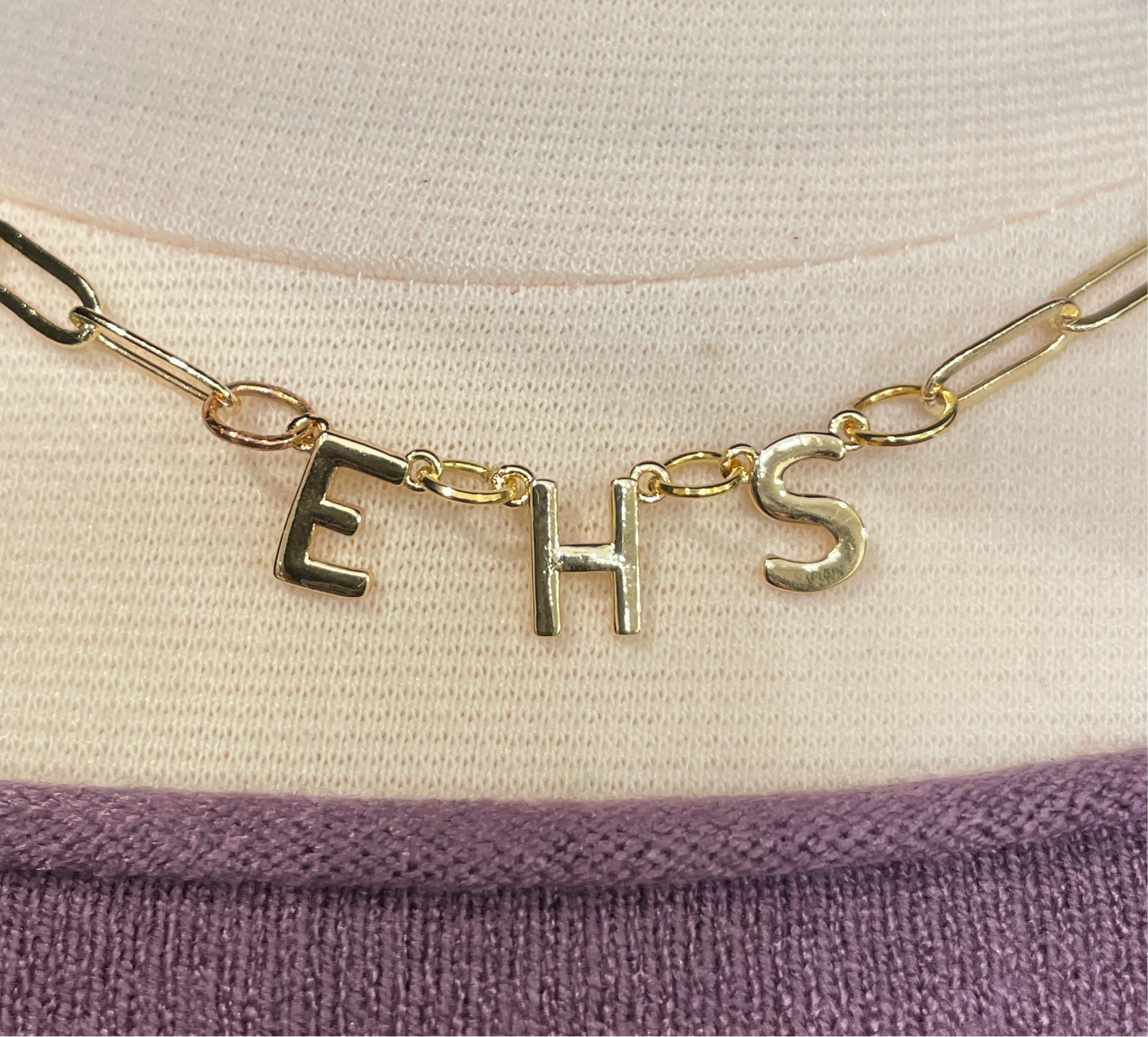 Initial Charm Connecter Charm Beads Creation