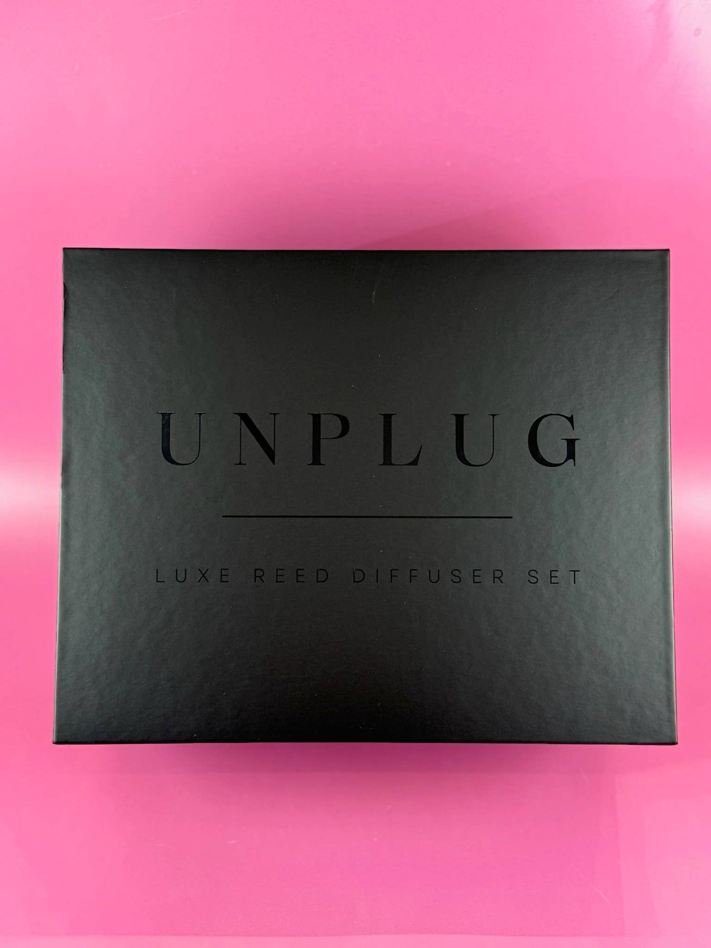Luxe Reed Diffuser I Oil Diffuser Set Unplug Soy Candles