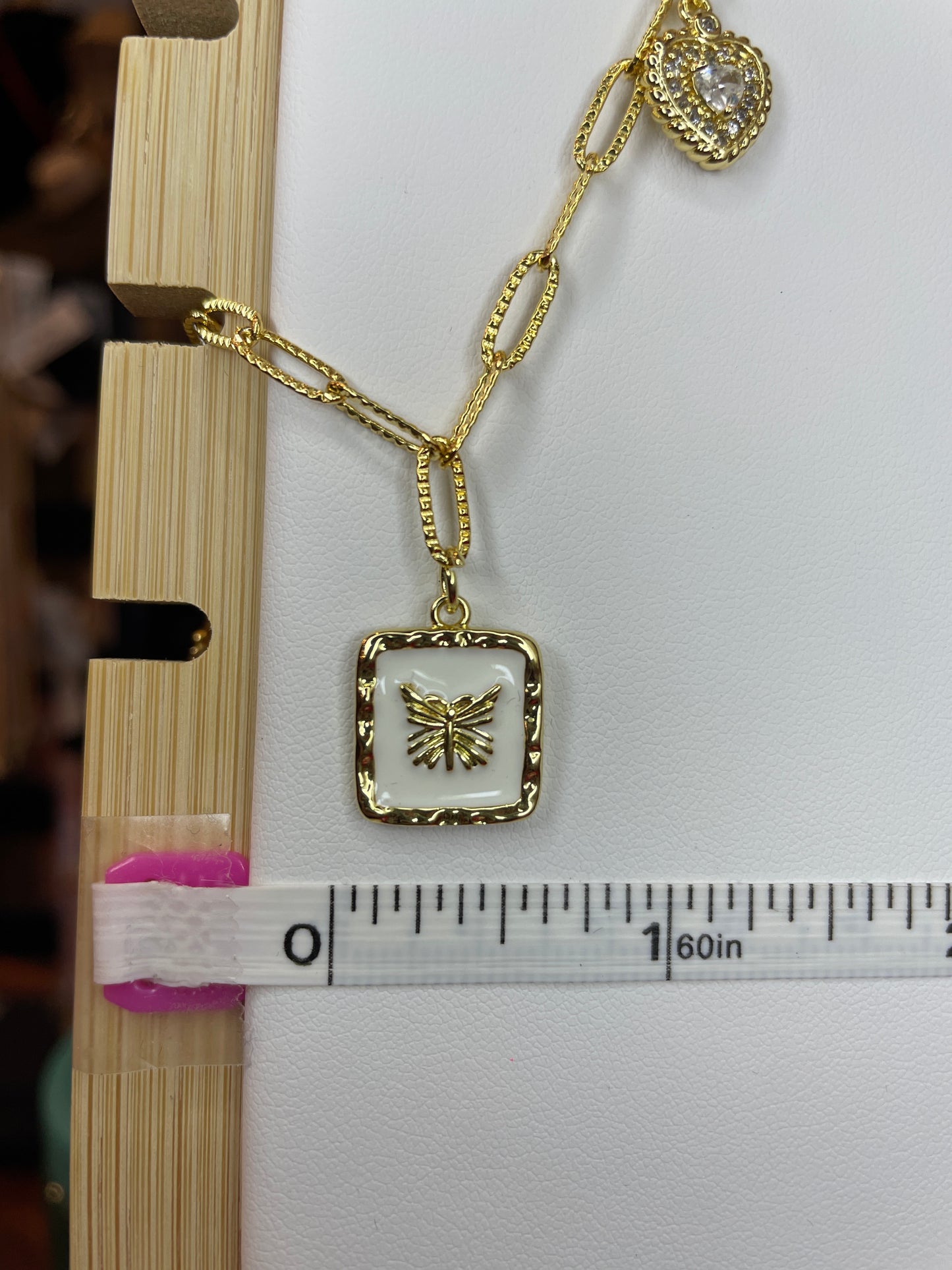 Medium Enamel Filled Butterfly Charm