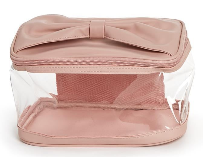 See Through Toiletry Carry Case Two's Company