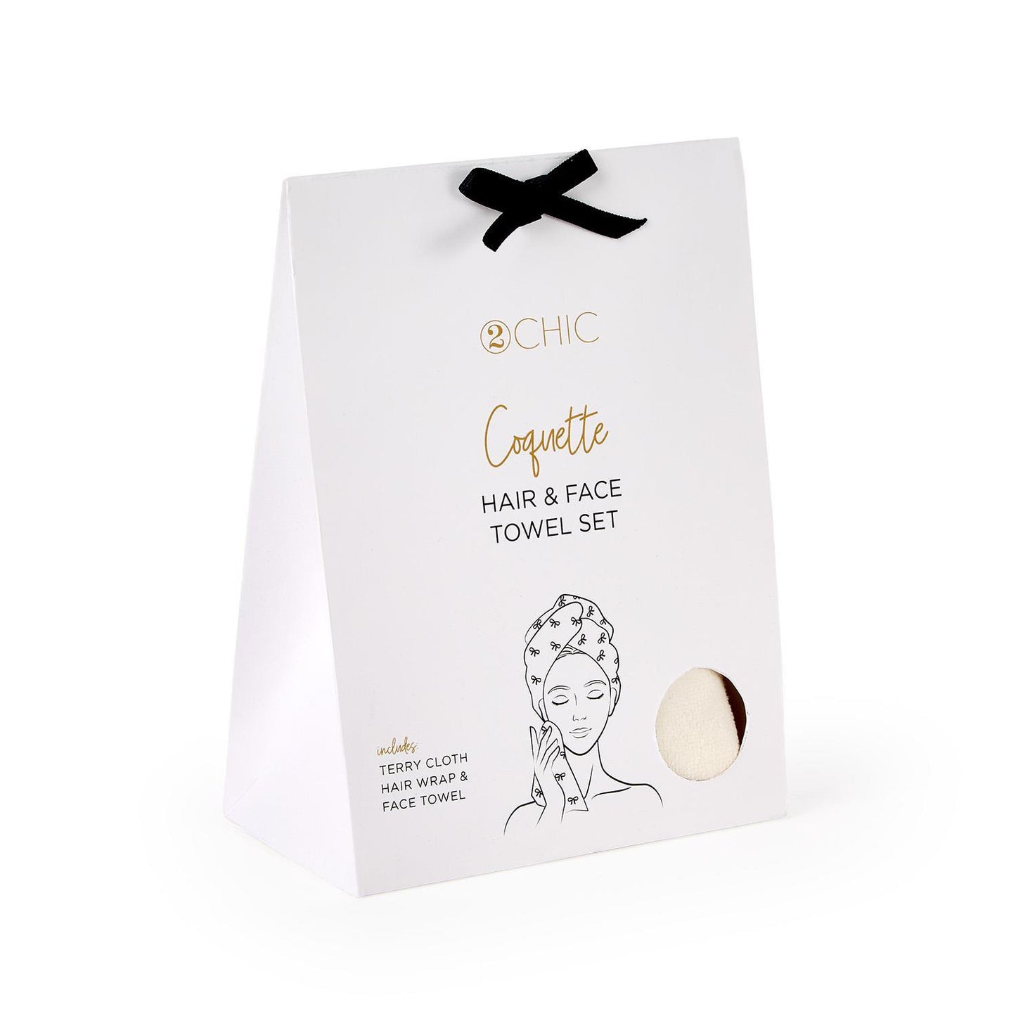 Coquette Hair and Face Towel Set