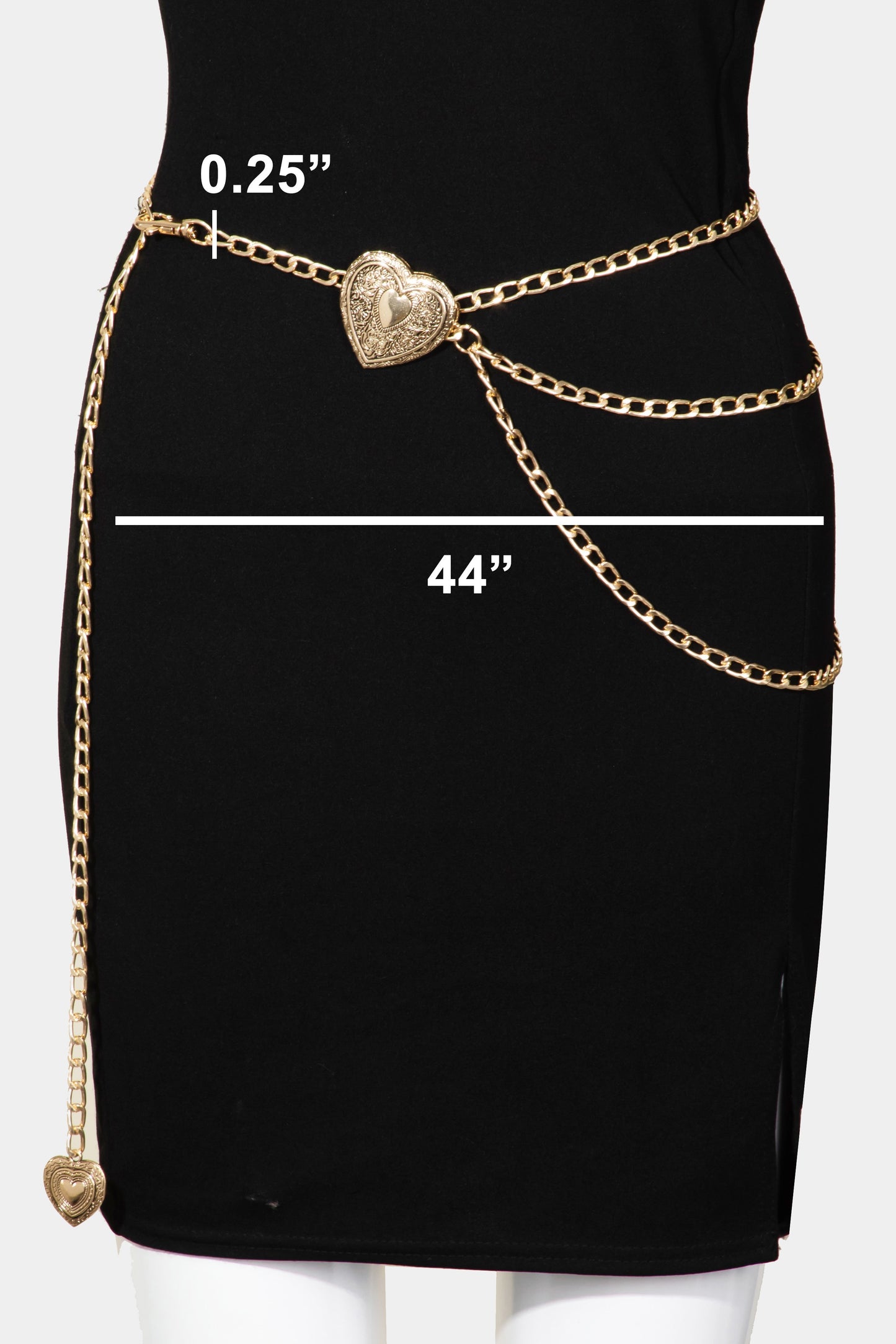 Heart Multi Chain Belt