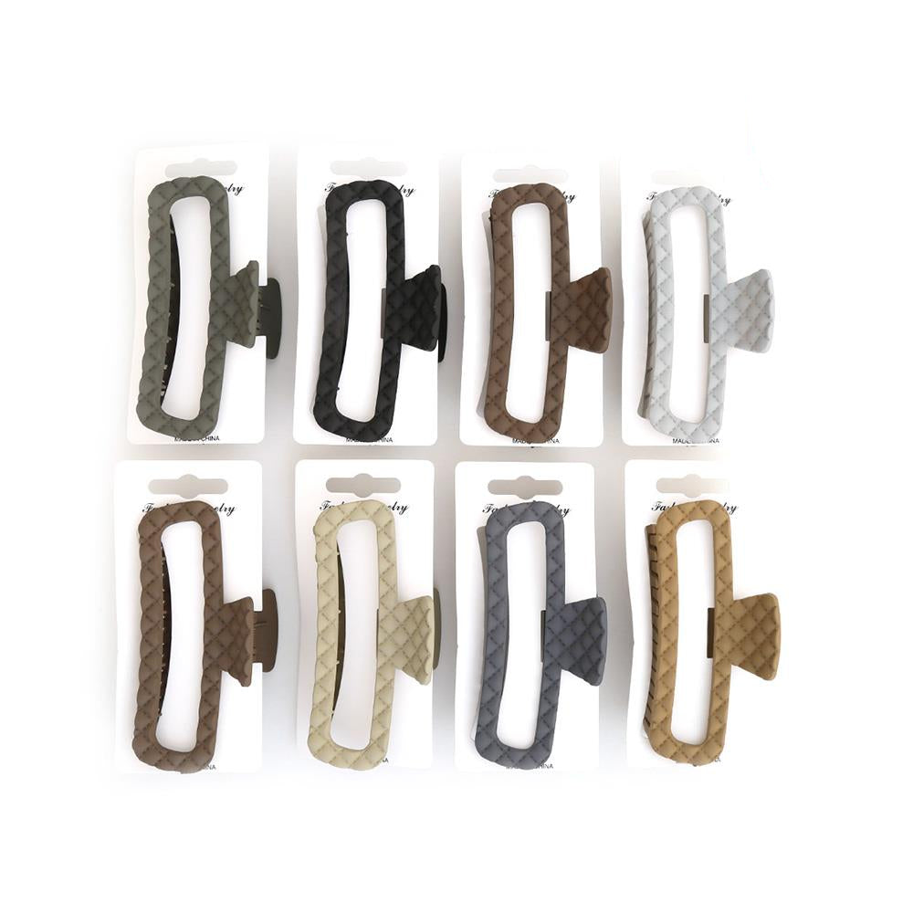 Quilt Texture Hair Claw Clip