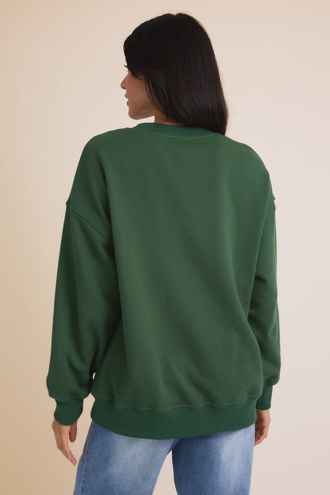 Round Neck Long Sleeve "Costa d'Amalfi" Sweatshirt