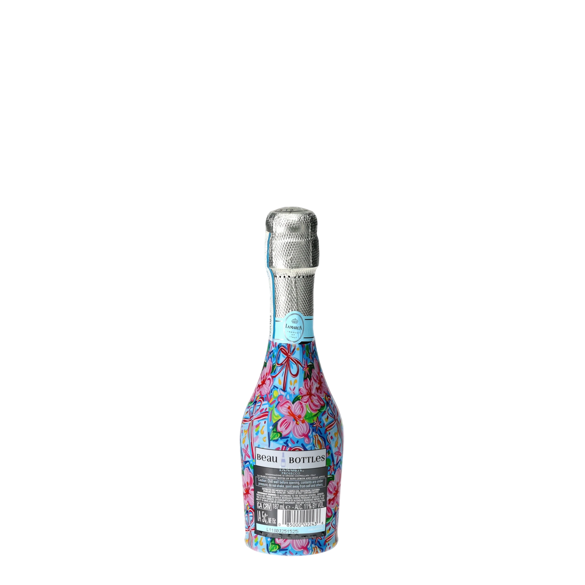 Beau Bottles Happy Birthday Brushed Presents - MINI Prosecco Collection - Set of 6 (Wraps Only)