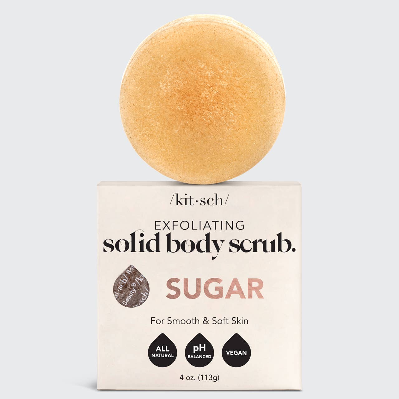 Sugar Exfoliating Body Scrub Bar KITSCH