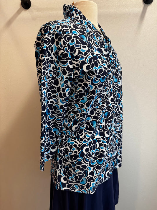 Tabatha Ruffle Neck Top