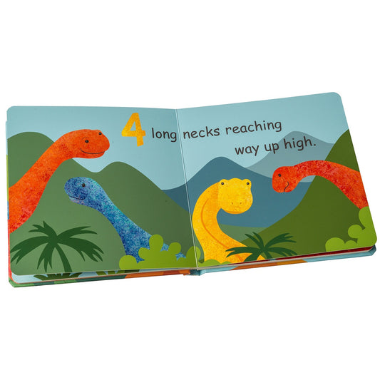 Dinosaur Friends Count to Ten Board Book Sassafras Clothing Co.