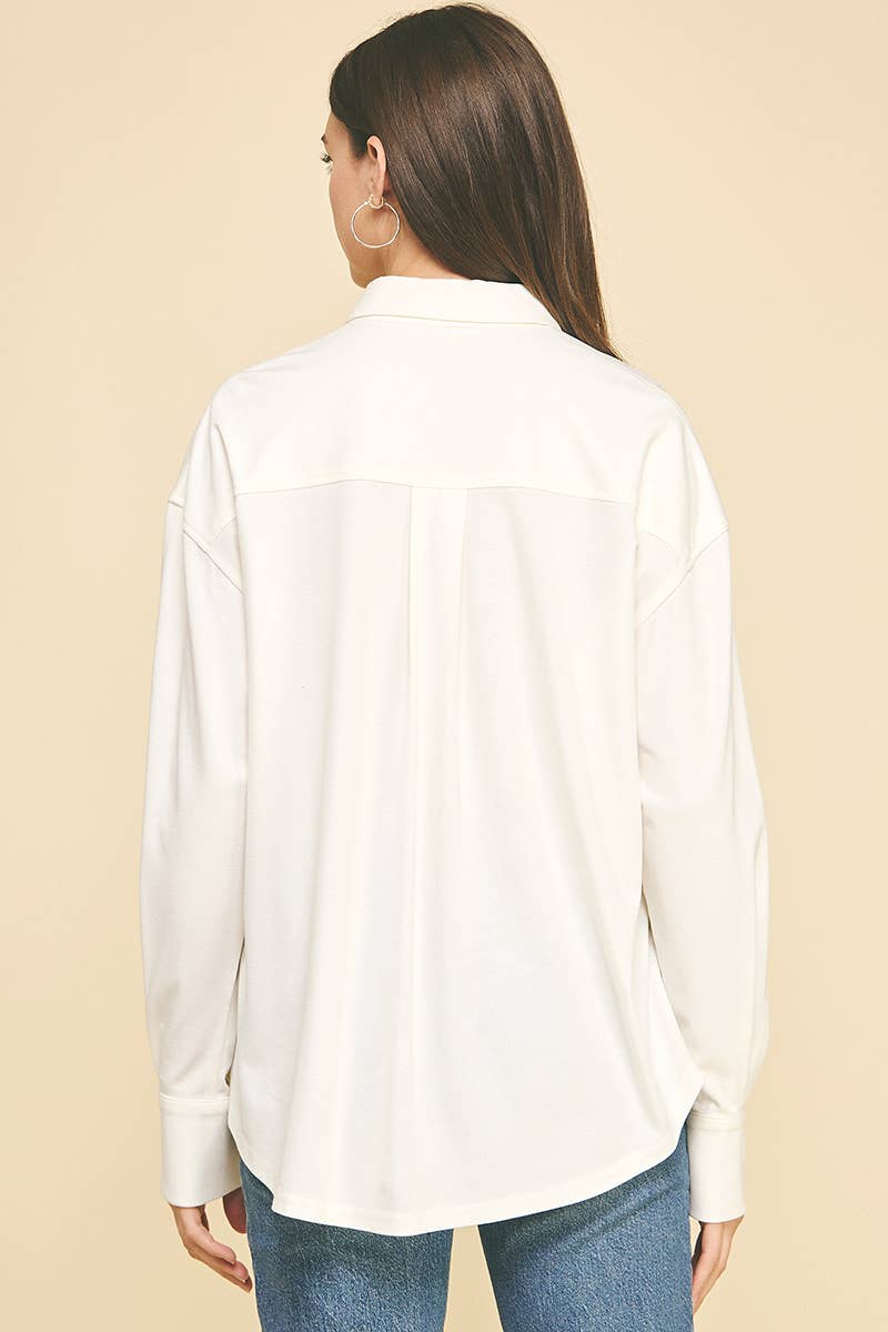 BASIC COLLAR BUTTON DOWN SHIRT