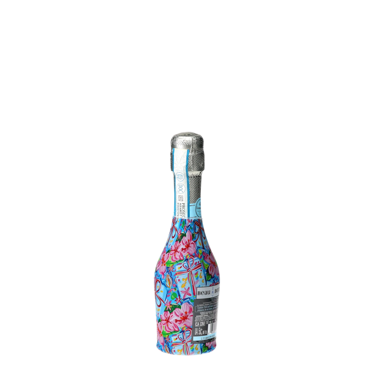Beau Bottles Happy Birthday Brushed Presents - MINI Prosecco Collection - Set of 6 (Wraps Only)
