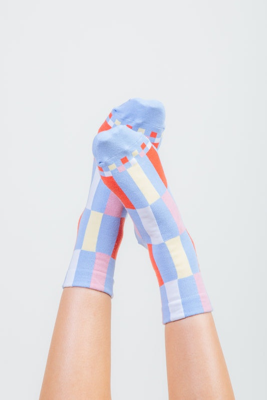 Color block casual socks Very J