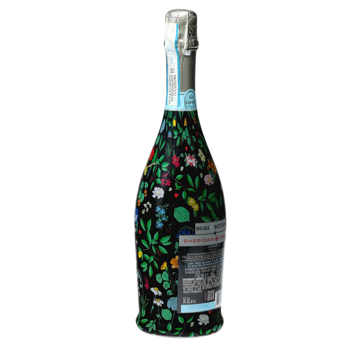 Beau Bottle x Sheridan French Collection - Onyx Wildflower - Prosecco Collection