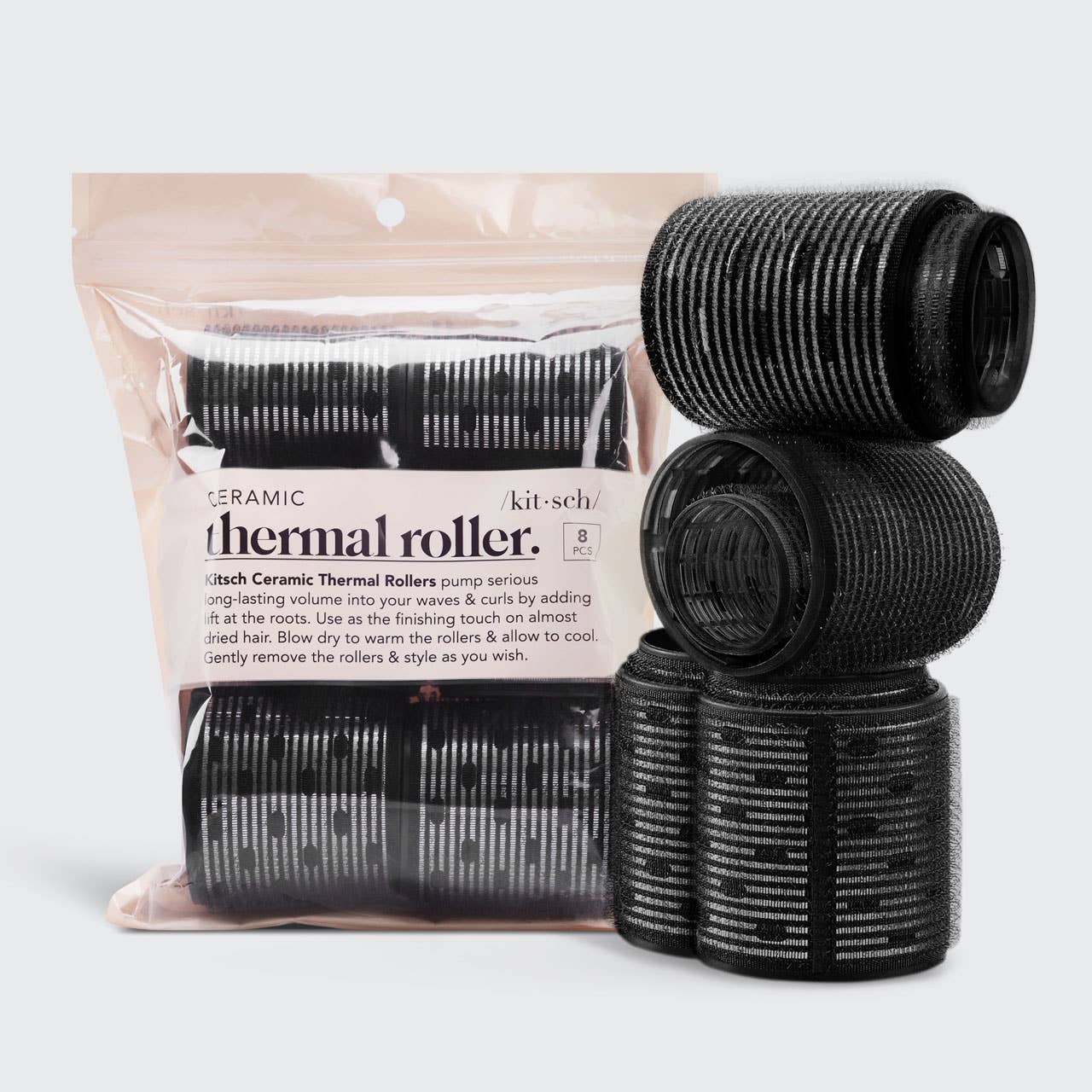 Ceramic Hair Roller 8pc Variety Pack KITSCH