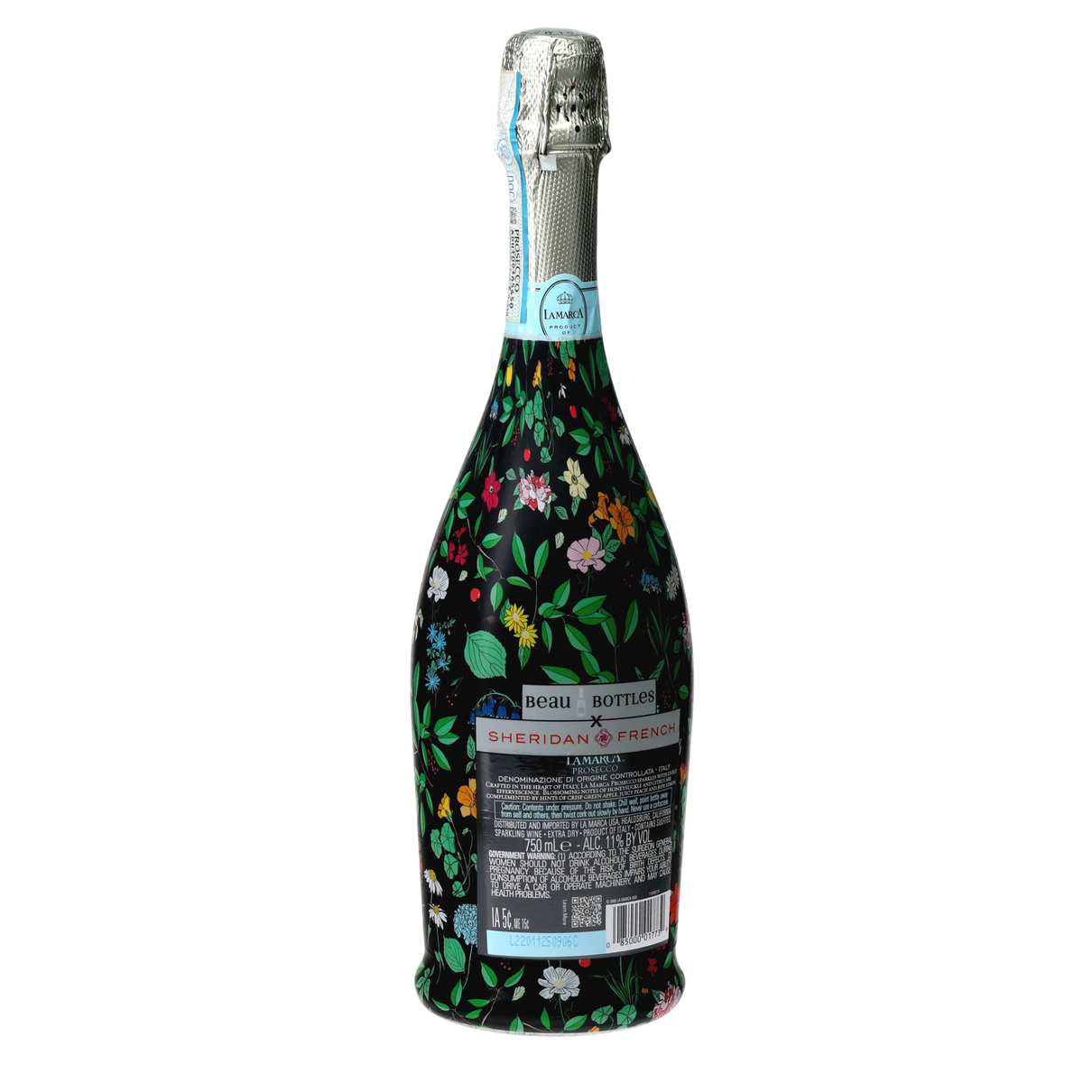 Beau Bottle x Sheridan French Collection - Onyx Wildflower - Prosecco Collection