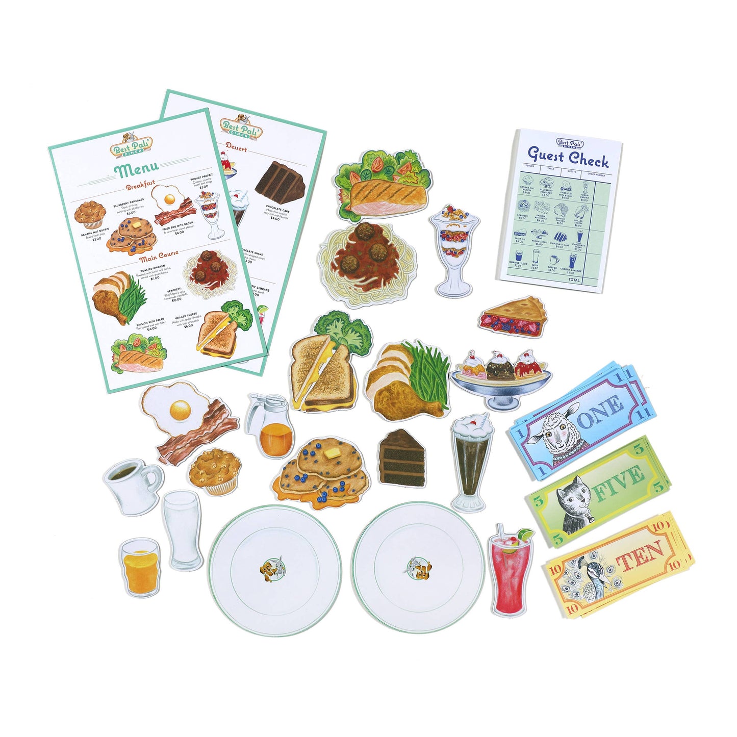 Best Pals' Diner Pretend Play eeBoo