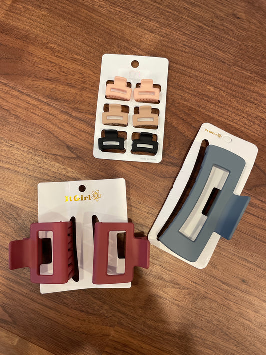 Muted Color Hair Clip