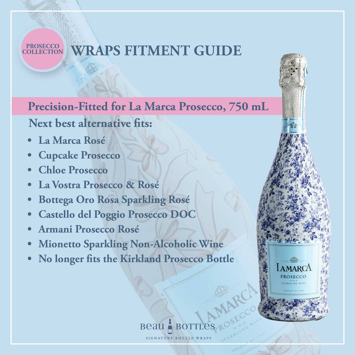 Beau Bottles Springtime Serenade - Prosecco Collection