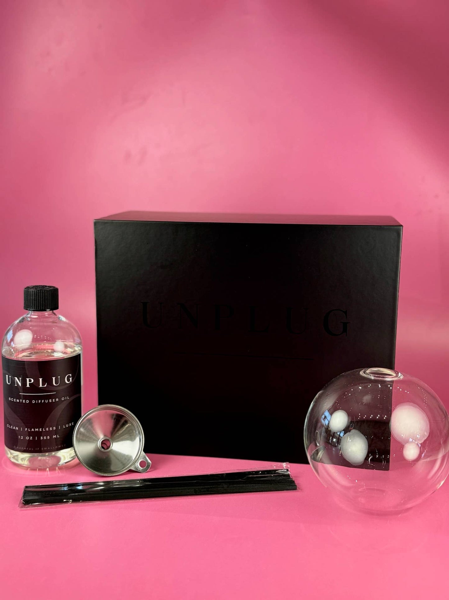 Luxe Reed Diffuser I Oil Diffuser Set Unplug Soy Candles