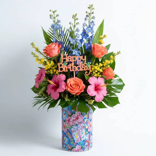 EVERVASE Wrap- Happy Birthday Brushed Presents