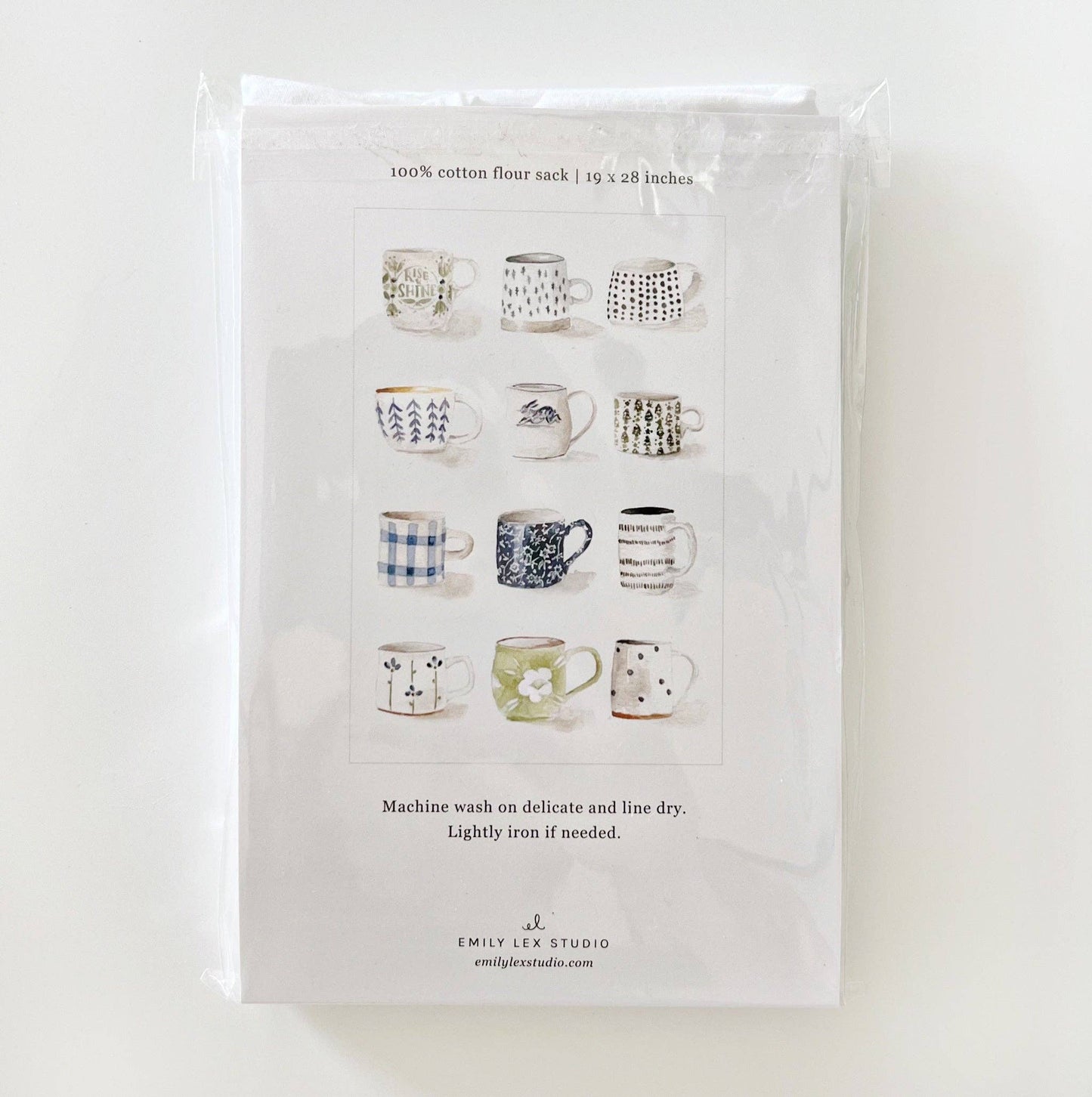 Tea towel - mugs emily lex studio