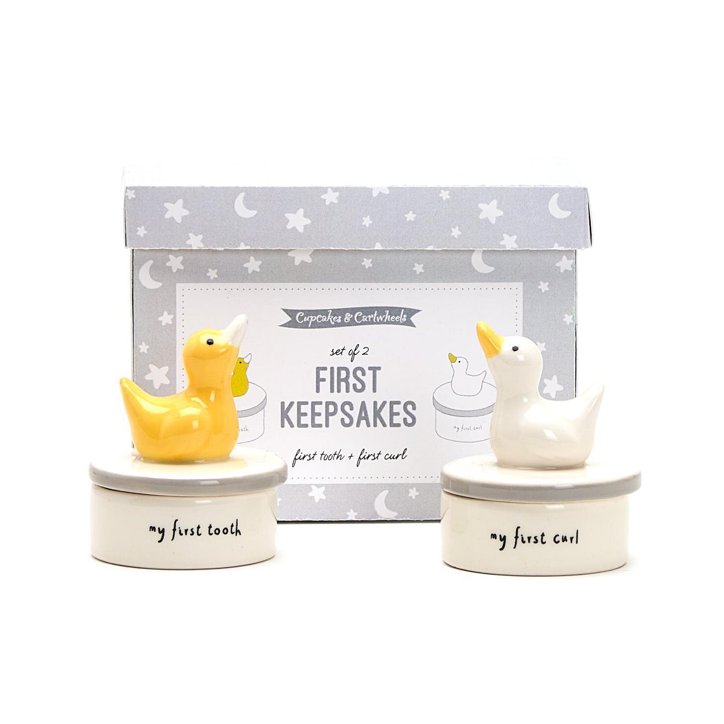 First Tooth and First Curl Keepsake Set Two's Company