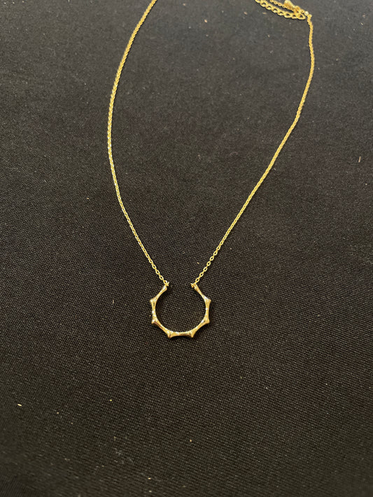 Round Spike Necklace