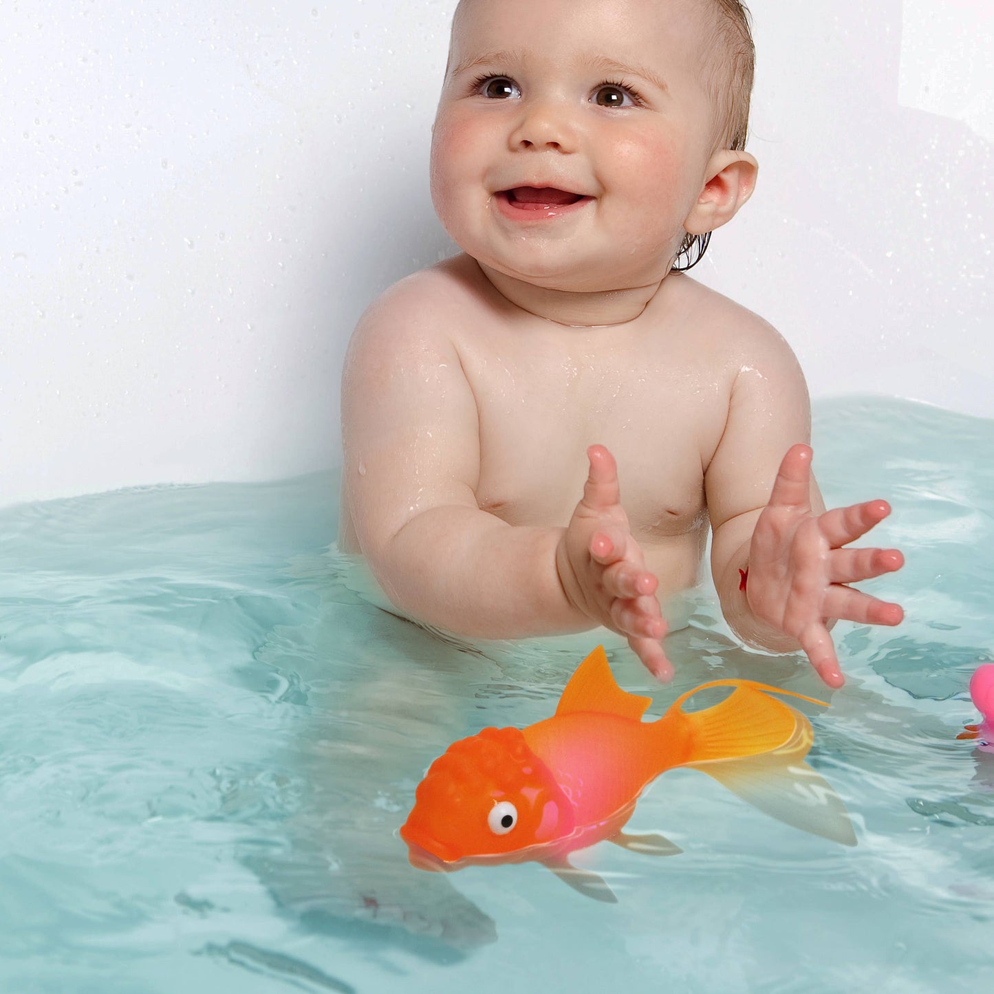 Koi Toy - Light-Up Goldfish - Bath & Pool Toy Fred & Friends