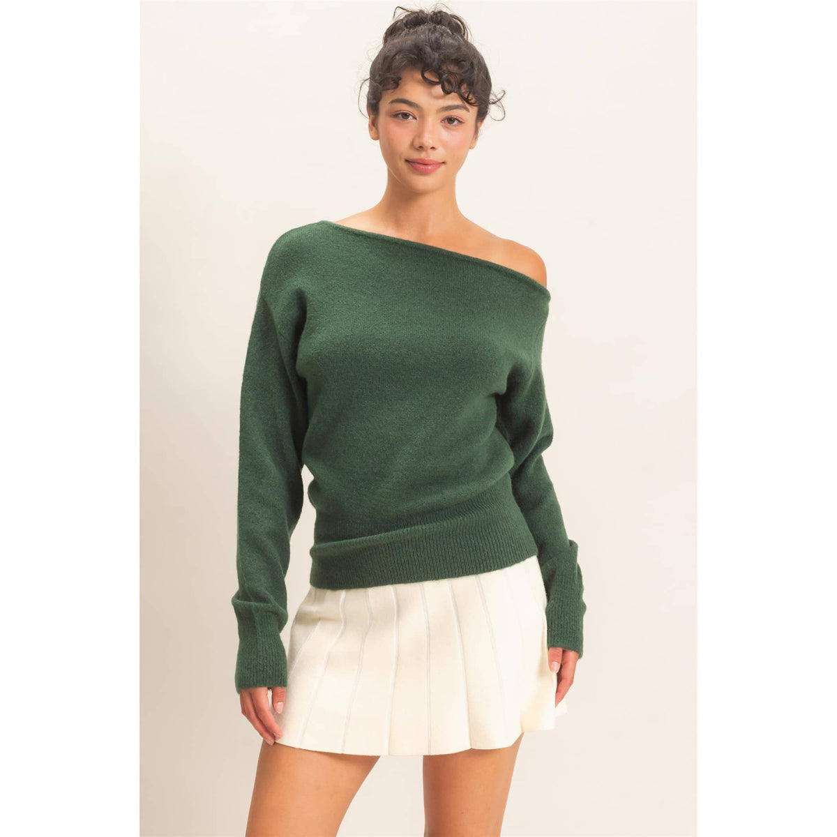 Off The Shoulder Sweater Top