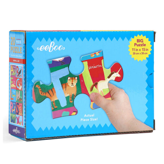 Animal ABC 20 Piece Puzzle eeBoo