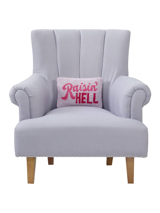 Raisin' Hell Hook Pillow Peking Handicraft