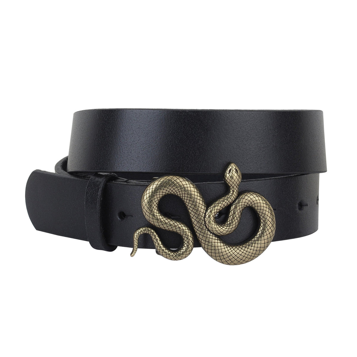 Snake Buckle Leather Belt Most Wanted USA