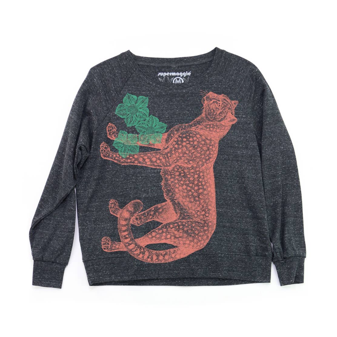 Cheetah Pia Tri Blend Pullover