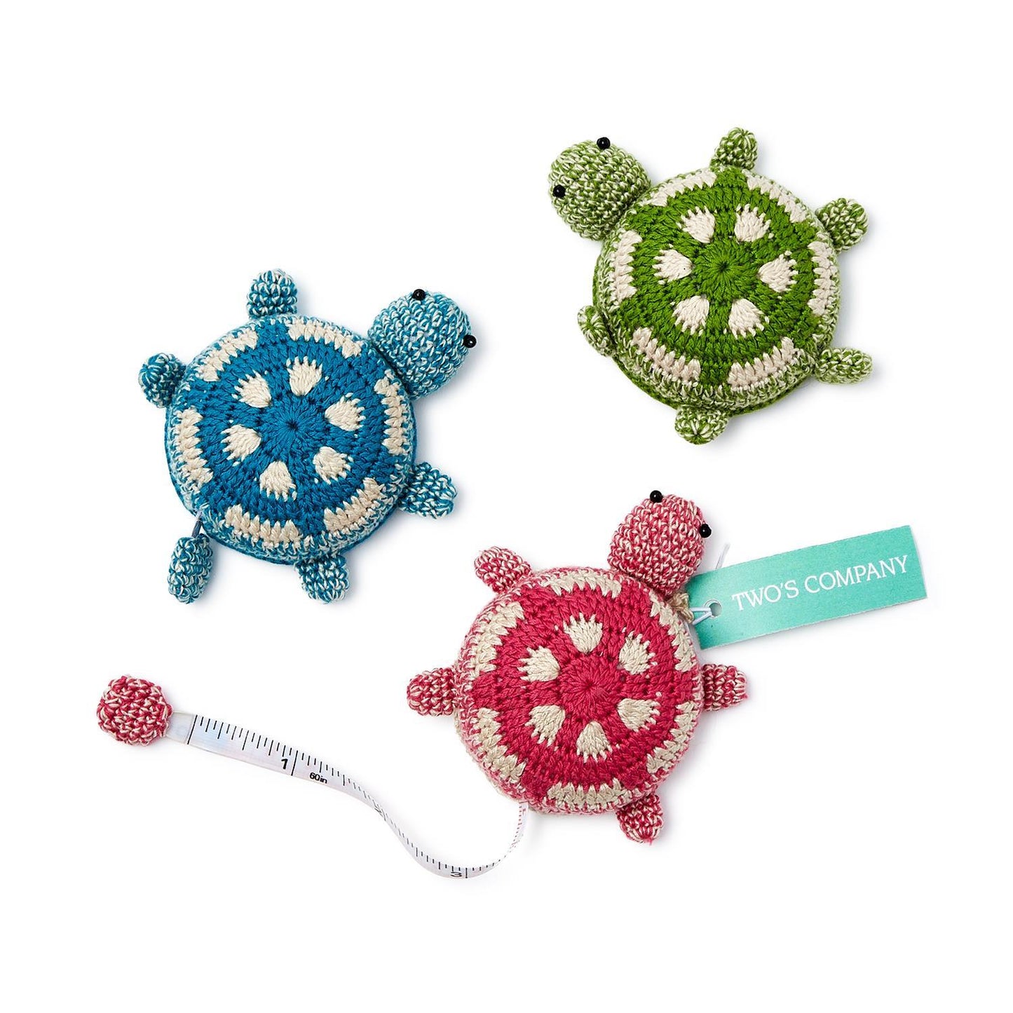 Crotchet Knit Turtle Measuring Tape Two's Company