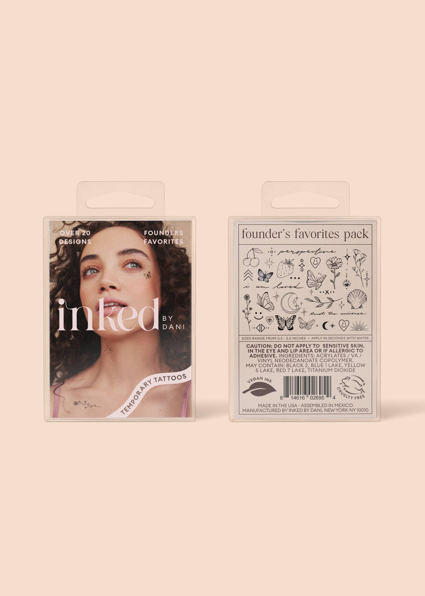 Founders Favorites Temporary Tattoo Pack INKED by Dani