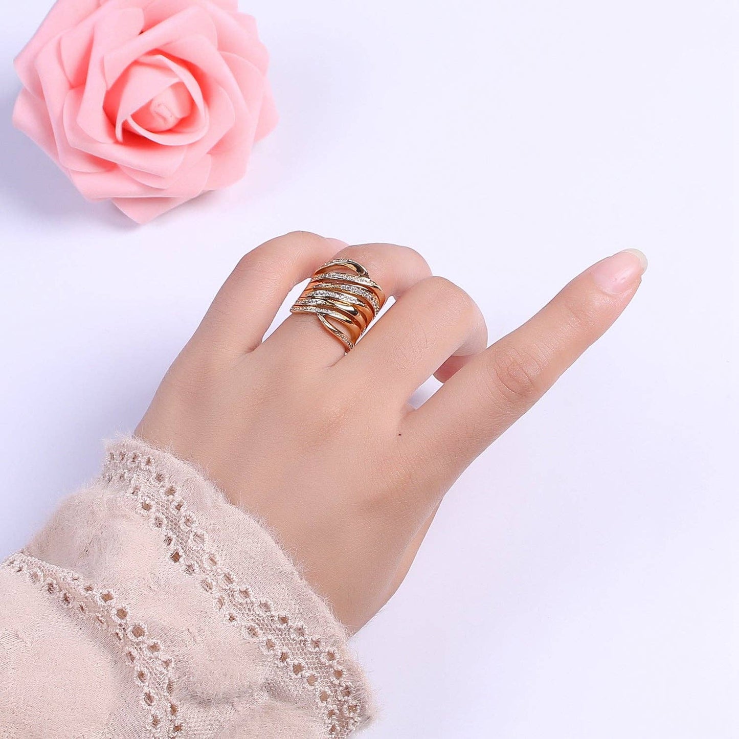 Gold Statement Ring