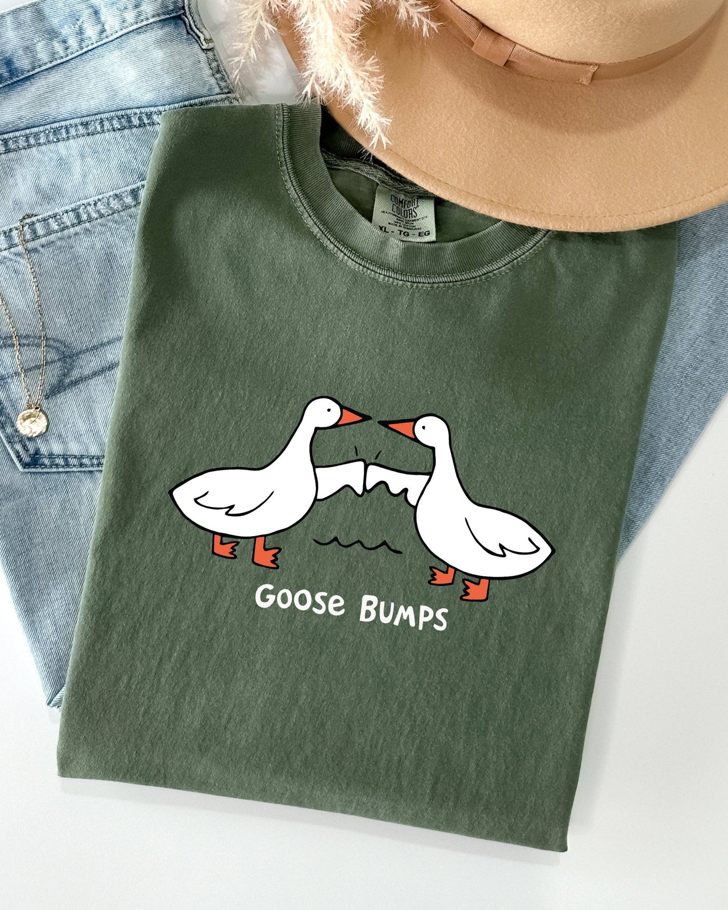 Goose Bumps, Funny, Meme, Joke, Aesthetic, Cute Shirt
