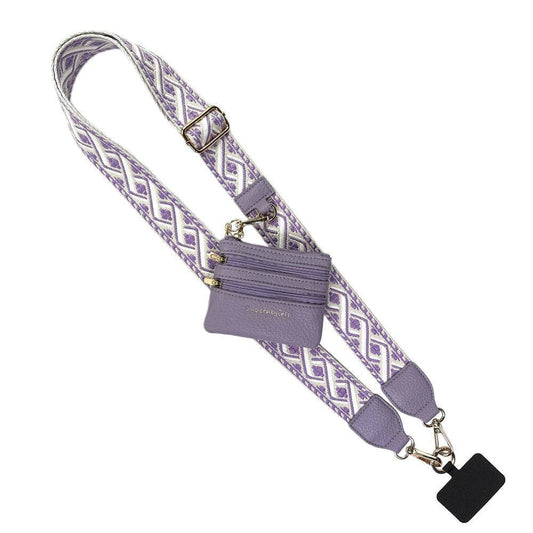 Clip & Go Strap w/Zippered Pouch XOXO