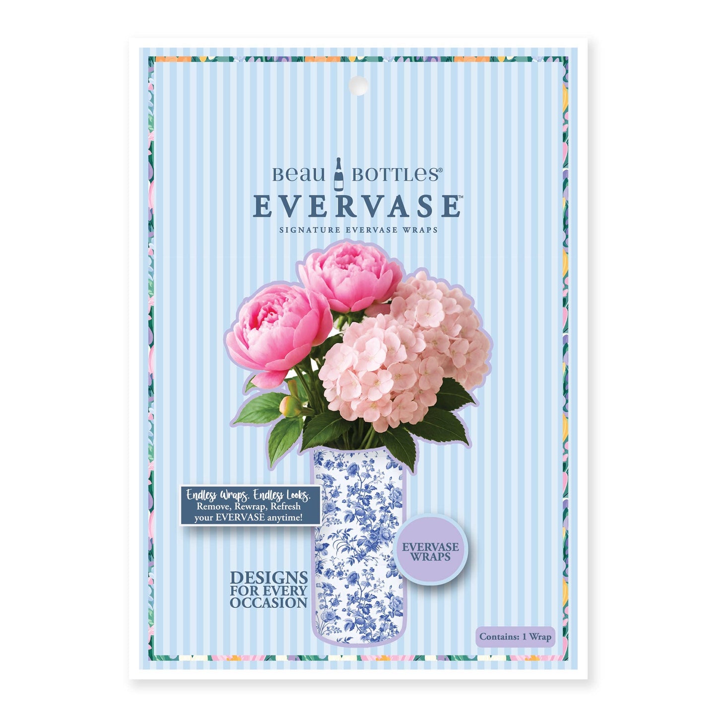 EVERVASE Wrap- Blue Florals