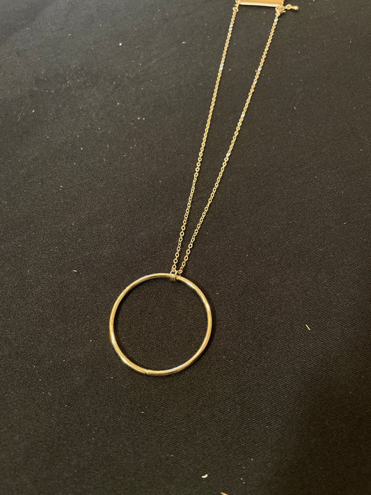 Ring Brass Necklace