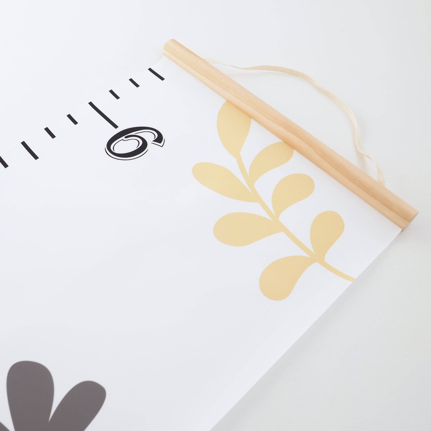 Canvas Kids Growth Chart - Dino Honey Lemonade