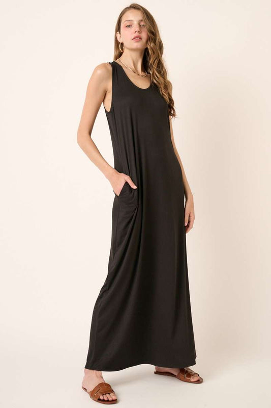 DTY Scoop Neck Tank Maxi Dress