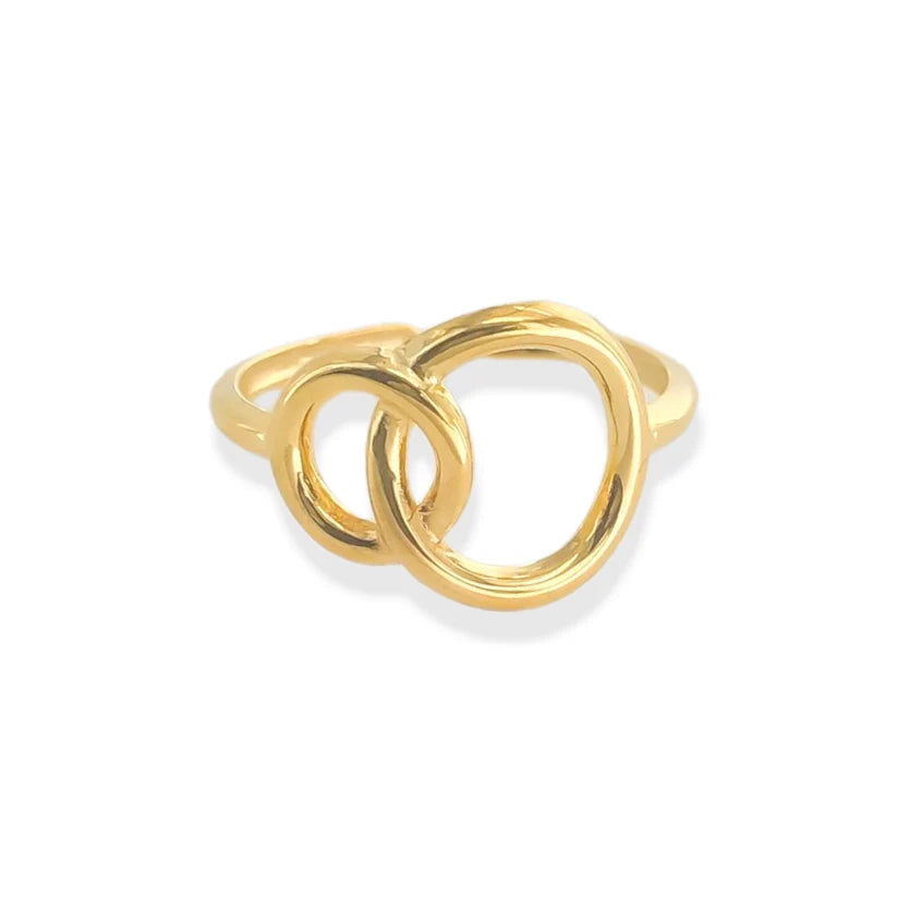 Double Circle Adjustable Ring