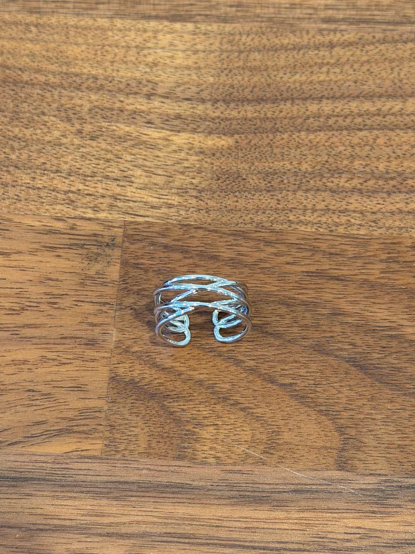 Multi Criss Cross Adjustable Ring